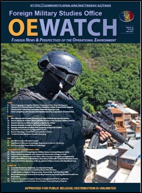 OE Watch, Vol. 11 (Iss. 06) - TRADOC G2 Operational Environment Enterprise