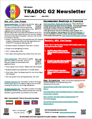 You are currently viewing TRADOC G2 Newsletter June 2022
