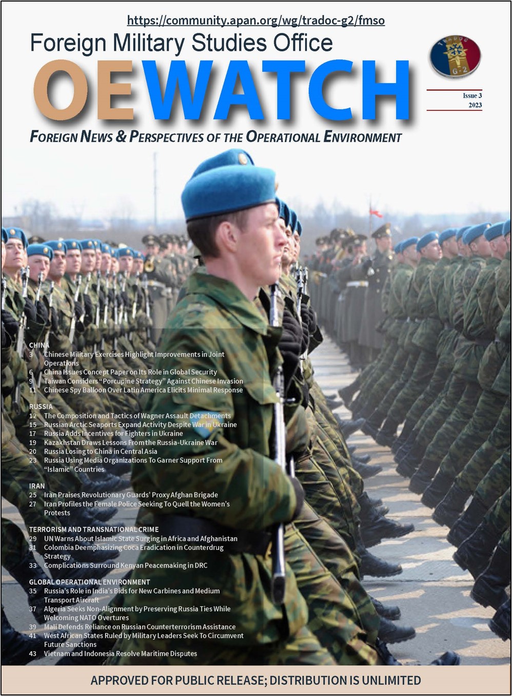 You are currently viewing OE Watch, Vol. 13 (Iss. 03)