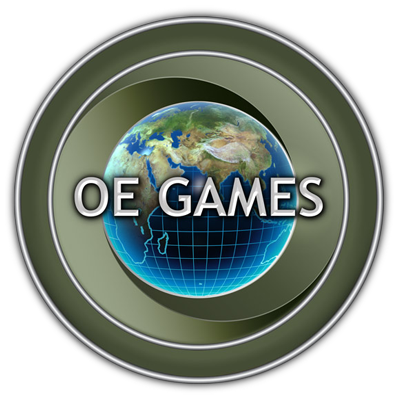OE Games logo.