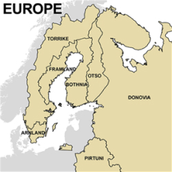 DATE Map for Northern Europe.