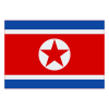 Flag of North Korea.