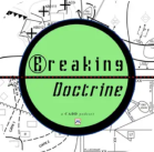"Breaking Doctrine" book cover or album art.