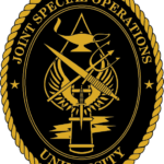 Logo for Joint Special Operations University.