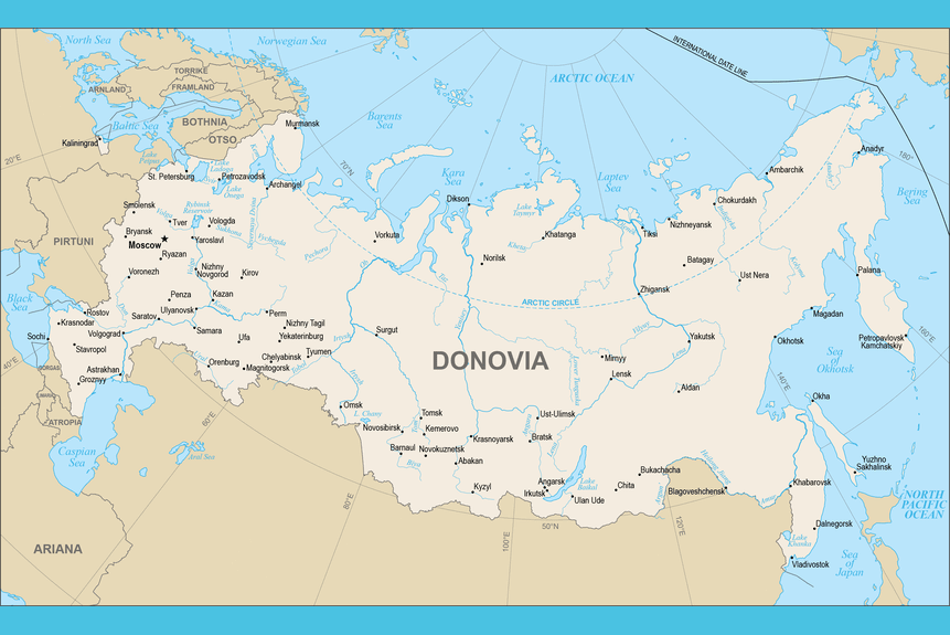 Donovia Base Map