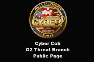 CoE Threat Branch Page