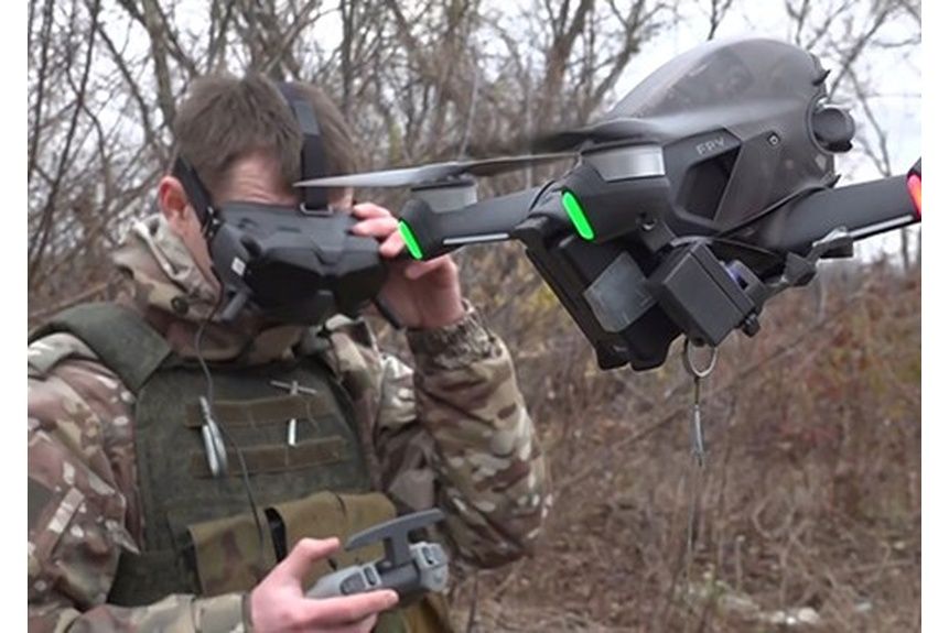 Bartles 02 Russian Soldier with FPV UAV