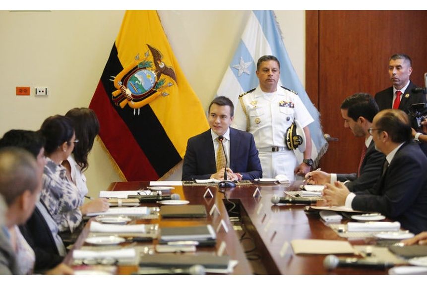 Berg 01 Noboa the youngest president in Ecuadors history