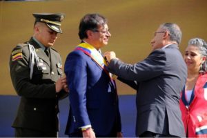 Berg 01 Senate President Roy Barreras at the inauguration ceremony of Colombian President Gustavo Petro