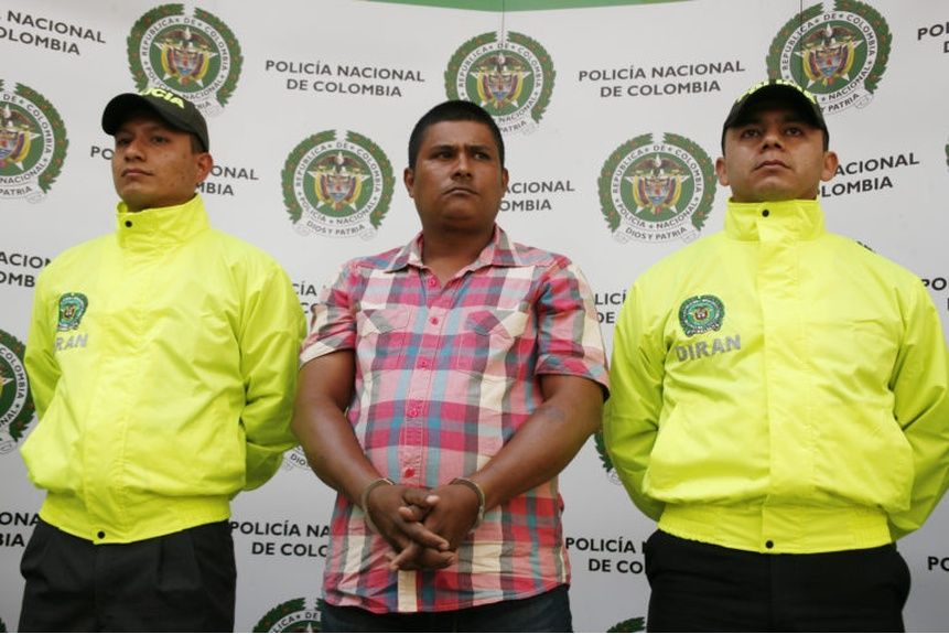 Berg 02 Colombian Police capture high level figures in the Gulf Clan
