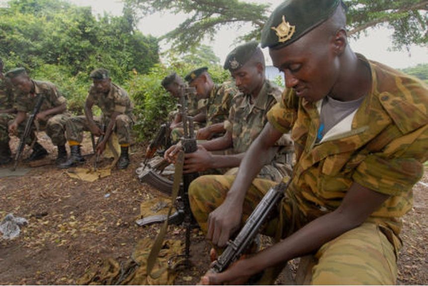 Feldman 01 African Standby Force soldiers from Burundi