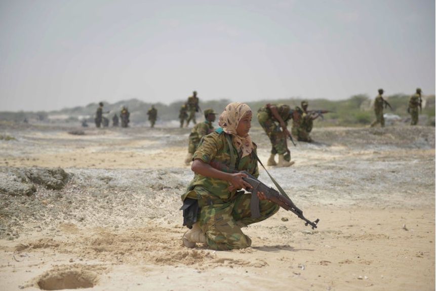 Feldman 01 Female Soldier of Somali National Army