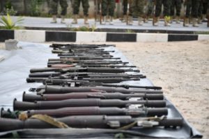 Feldman 01 Weapons captured by AMISOM forces from al Shabaab