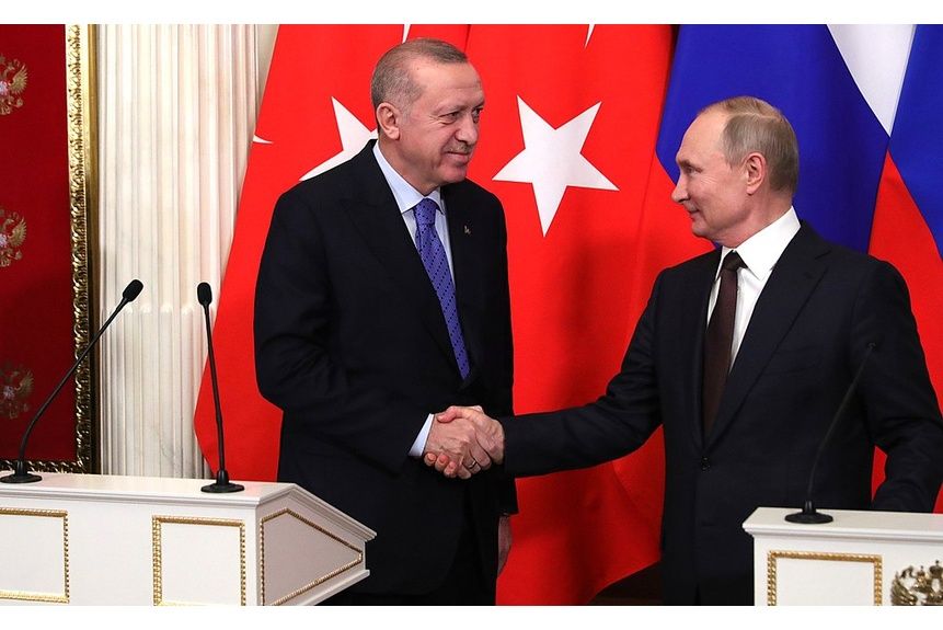 Gunduz 01 Vladimir Putin and Recep Tayyip Erdogan