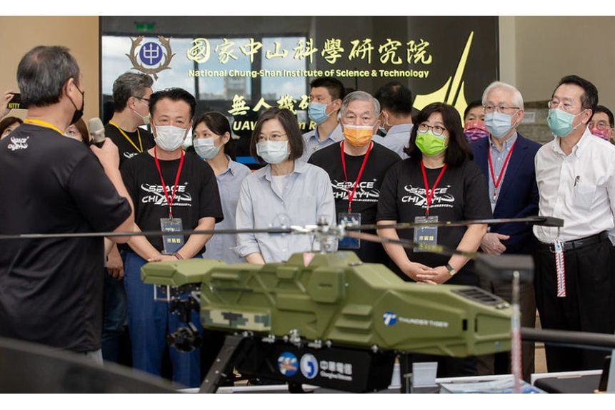 Lubianetsky 01 Taiwanese President Tsai Ing wen attends the Asian Drone AI Innovation Application RD Center