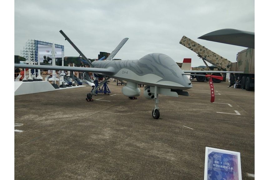 Ngo 01 China Caihong 4 drone at Airshow China Zhuhai in 2022