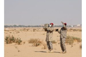Personnel from the 378th Air Expeditionary Wing trained with Royal Saudi Air Force Police Wing members