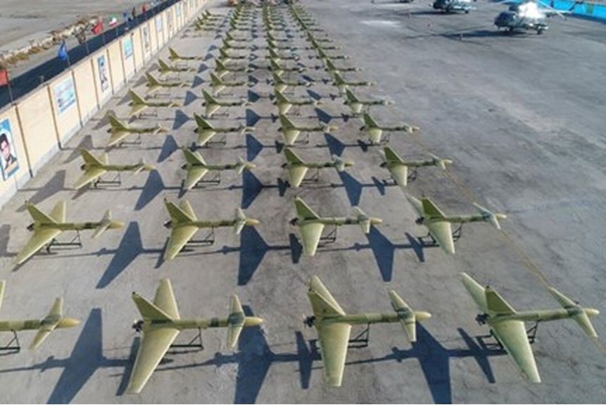 Rubin 01 Ababil 2 drone which the Islamic Republic of Iran