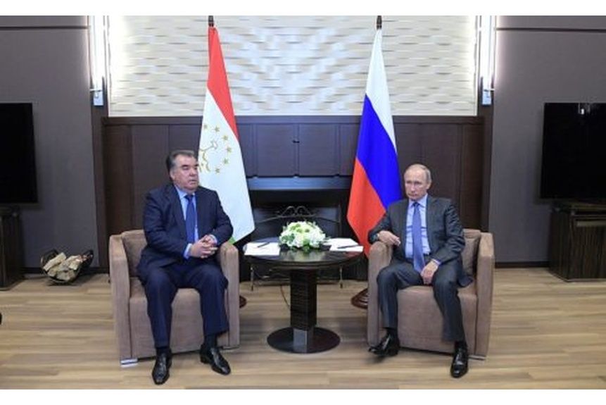 Stein 02 Emomali Rahmon and Vladimir Putin