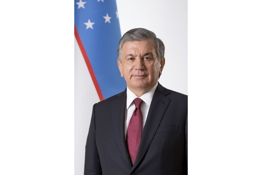 Stein 02 Official portrait of Uzbekistan President Shavkat Mirziyoyev