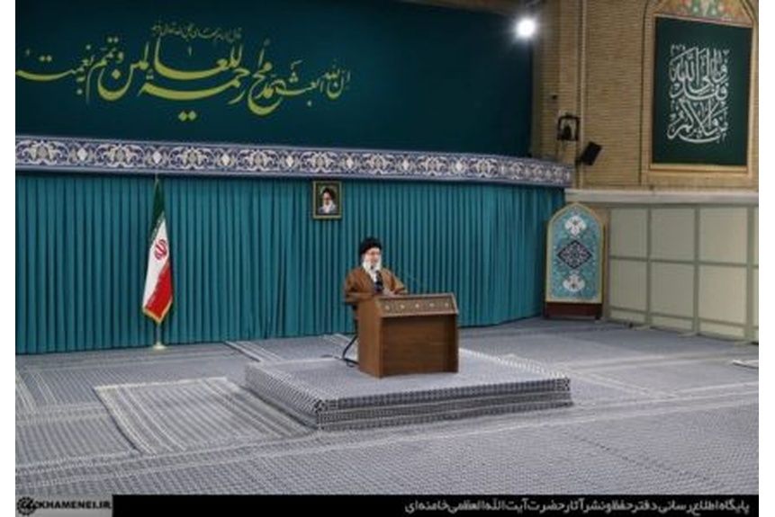 Supreme Leader Ali Khamenei speaks on 1 March 2022