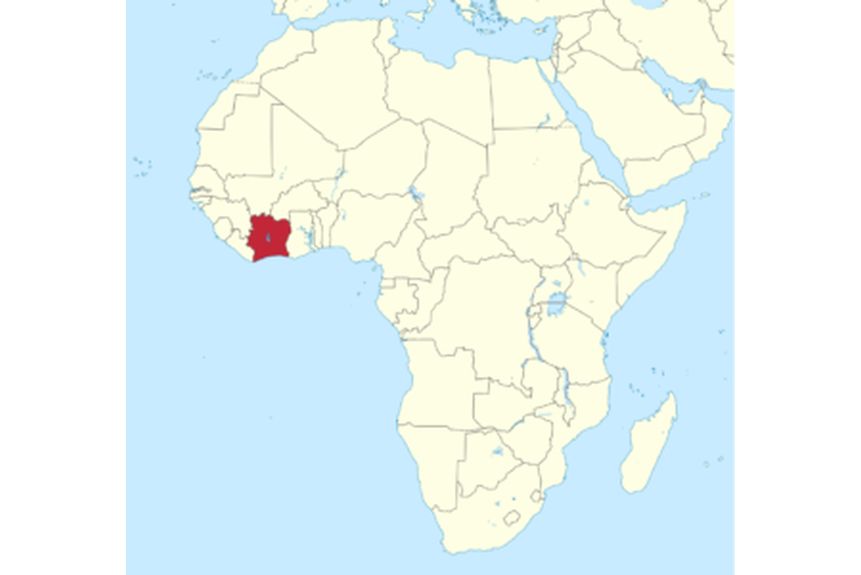 Warner 01 Cote dIvoire map