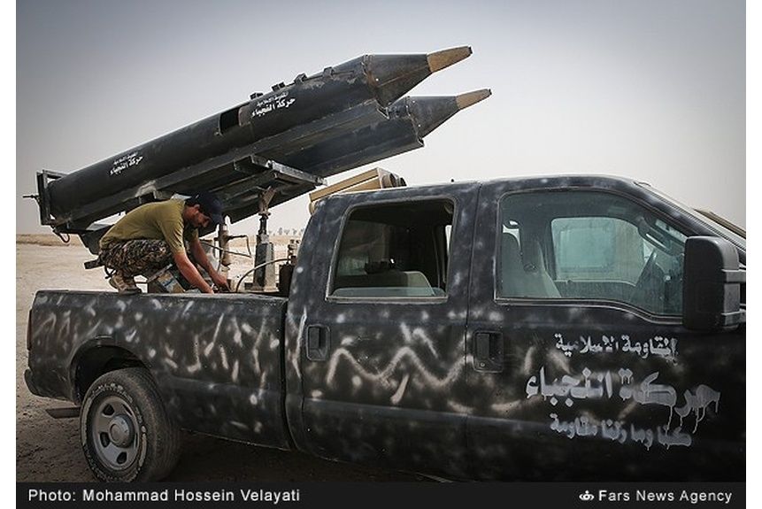 Winter 01 Photo of Al Nujaba Movement forces from PMF in the Makhul Mountains