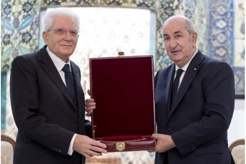 Winter 02 President of the Democratic Peoples Republic of Algeria Abdelmadjid Tebboune