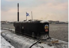 Grau 01 Knyaz Oleg arrives at the Northern Fleet in February 2022