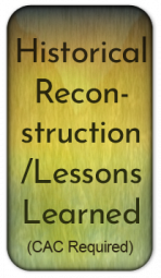 Historical Reconstruction and Lessons Learned.